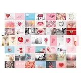 Nova MD Postkarten Hochzeit 52 Wochen, Set mit 52 Liebespostkarten DIN A6 für Hochzeitsspiel