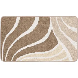 KLEINE WOLKE Badteppich Flame Taupe 120 x 70 cm