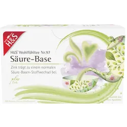 H&S Wohlfühltee Säure-Base mit Zink 20X2.0 g Filterbeutel