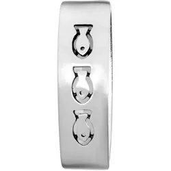 Ketten-Anhänger OSTSEE-SCHMUCK "Ostsee-Schmuck Anhänger Gleiter-Fisch Anhänger Gleiter-Fisch", weiß, Schmuckanhänger, Damen, 38 x 12mm, Silber 925 (Sterlingsilber), 14.1 g