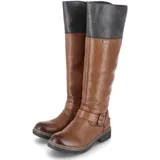 Rieker Damen Z5092 Hochschaftstiefel, Braun, 42 - 42