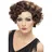Smiffys 20er Jahre Flapper Perücke Damen braun