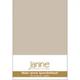 JANINE 5007 Mako-Feinjersey 140 x 200 - 160 x 200 cm naturell