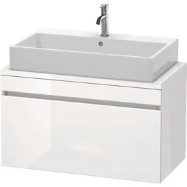 Duravit DuraStyle Waschtisch-Unterschrank DS530309118 90 x 47,8 cm, taupe/weiß matt, für Konsole, 1 Auszug
