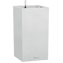 LECHUZA Canto Stone high 30 Komplettset 30 x 30 x 56 cm quarzweiß