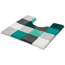 KLEINE WOLKE Caro Petrol 70 x 120 cm