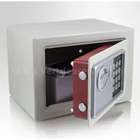 BITUXX Mini Tresor elektronisch Minisafe Wandtresor Wandsafe Grau Safe