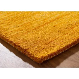 Steffensmeier Nomade Wollteppich 80 x 150 cm Gelb