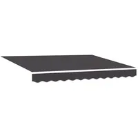 VidaXL Markisenersatzstoff für 2.5x2 m Rahmen Anthrazit