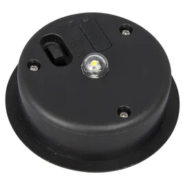 Dehner Solarleuchte Kunststoff/Metall Ø18/H88 cm 1 Stück schwarz