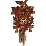 CLOCKVILLA HETTICH-UHREN Kuckucksuhr original im Schwarzwald hergestellt - Braun