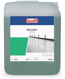Buzil Intensivreiniger Maradin HC 43, Hochkonzentrierter Bodenreiniger, 10 Liter - Kanister