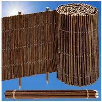 urfence Beeteinfassung Weide 300 x 30 cm 7 Stück braun