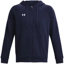 Under Armour Rival Fleece Kapuzenjacke Herren 410 midnight navy/white M