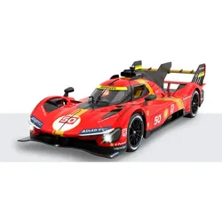JAMARA Kinderfahrzeug, Ferrari 499P 1:14 rot 2,4GHz Tür manuell