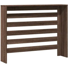 vidaXL Heizkörperverkleidung Braun Eiche 104x20x82 cm Holzwerkstoff