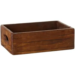 IB Laursen Holz-Kiste mit Griff an jedem Ende UNIKA, 30 x 20 x 10 cm