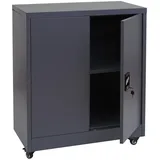 Proregal Aktenschrank 98x80x40 cm Dunkelgrau
