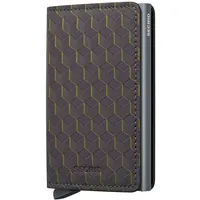 Secrid Slimwallet Unisex Geldbörse grau gelb