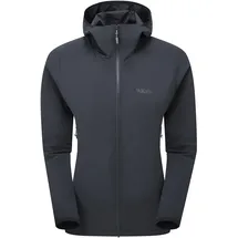 Rab Damen Borealis Hoodie Jacke (Größe M, grau)