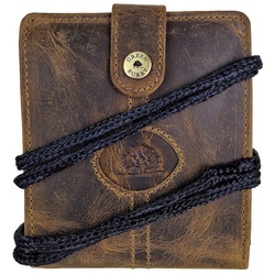 Greenburry Geldbörse Vintage Leder Brustbeutel Gürteltasche Geldbörse 325
