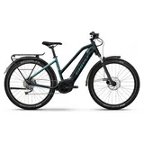 Ghost E-Teru B Essential EQ 500 Wh E-Bike Hardtail Trapez 27,5" dark grey/met. light blue - glossy L