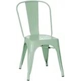 Mid.you Stuhl, Pastellgrün, Metall, konisch, 44x84x54 cm, stapelbar, gastro- und objekttauglich, Esszimmer, Stühle, Esszimmerstühle, Vierfußstühle