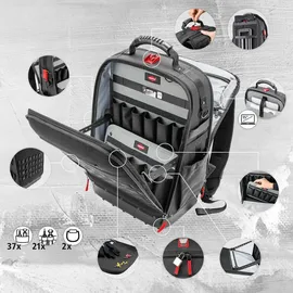 Knipex Werkzeugrucksack Modul X18 3-tlg. schwarz