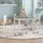 vidaXL Kindersitzgruppe 3-tlg. MDF  grau/weiß