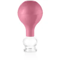 pulox Schröpfglas aus Echtglas pink 1 St