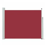 VidaXL Seitenmarkise Ausziehbar 140x500 cm Rot