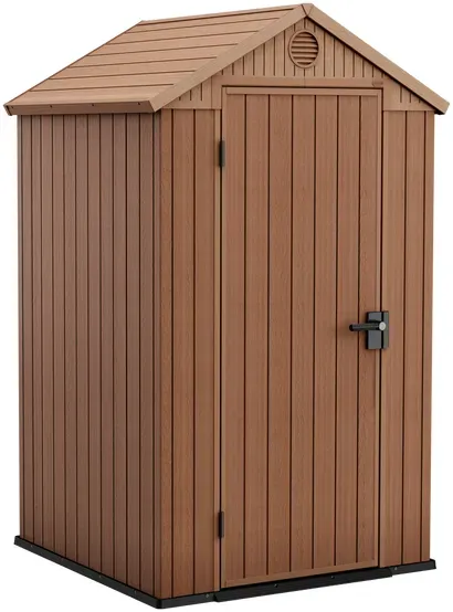 Keter Darwin braun - Gartenhaus Schuppen - 123.8x117x205 cm