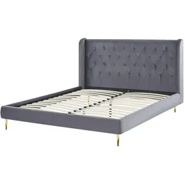 Beliani Forbach 140 x 200 cm Grau