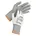 60050 Schutzhandschuh EN 388 weiss/grau Gr 8