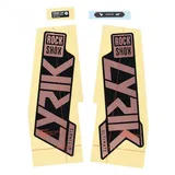 RockShox Gabel Decal-Kit Lyrik Ultimate 27|29 Zoll 11.4018.105.047 matte Copper-Folie für schwarz