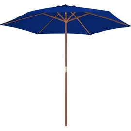 furnicato Balkonschirm Ø 270 cm Blau