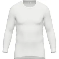 Ammann Unterhemd AMMANN "langarm Shirt Day Classic / Doppelripp Exquisit", Herren, Gr. 6, N-Gr, weiß, Obermaterial: 100% Baumwolle CO., Unterhemden Unterhemd