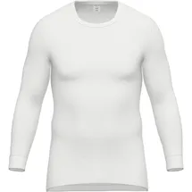 Ammann Unterhemd AMMANN "langarm Shirt Day Classic / Doppelripp Exquisit", Herren, Gr. 6, N-Gr, weiß, Obermaterial: 100% Baumwolle CO., Unterhemden Unterhemd