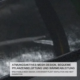 MuCoLa Growbox 0,6 x 0,6 x 1,2 m schwarz/grün