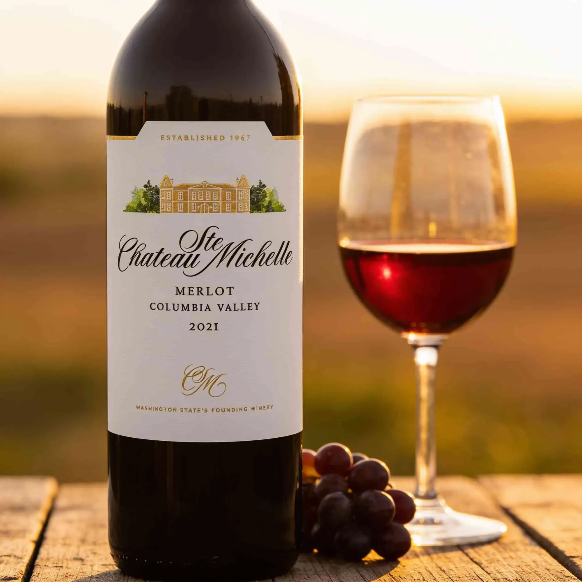 Chateau Ste. Michelle 2021 Chateau Ste. Michelle Columbia Valley Merlot 2021 Merlot USA