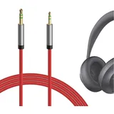 Geekria Audiokabel kompatibel mit Bose QuietComfort SE QuietComfort Ultra QCSE QC45 QuietComfort35 II QC35 QC25 700ANC NC700 QuietComfort-Kabel, 2,5 mm Ersatz-Stereokabel (5,6 Fuß/1,7 m)