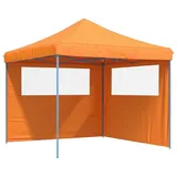 vidaXL Faltpavillon 3 x 3 m inkl. 2 Seitenteile Orange