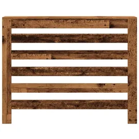 vidaXL Heizkörperverkleidung Altholz-Optik 104x20x82 cm braun