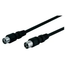Tecline Koaxialkabel schwarz 0,5m (11509)