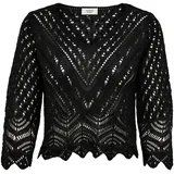 Jdy JDYNEW SUN 3/4 Cropped Pullover Schwarz M