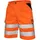 Cxs Arbeitsshorts Norwich high Visible, Warnschutz Shorts Visible, Kurze Arbeitshose in Signalfarbe, Kurze Warnschutzhose mit Reflektionsstreifen, Orange, 60 - 60