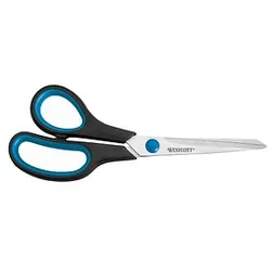 WESTCOTT Linkshänder-Schere Easy Grip schwarz-blau 21,0 cm