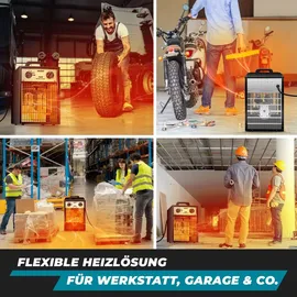 Masko Elektroheizer 2 KW weiß