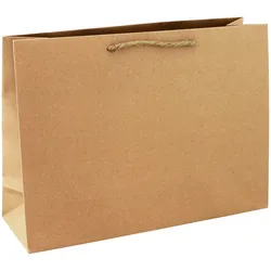 Clairefontaine 6x Kraft Shoppingtasche 37,3x11,8x27,5 cm - Kartonbraun 28800-6C