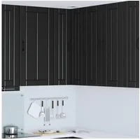 vidaXL Küchenschrank mit Regal 57 x 57 x 100 cm Schwarz